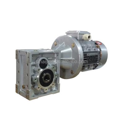 China Building Material Shops SKM48C 3 Stage Helical Hypoid Spiral Bevel Gearbox With Motor for sale