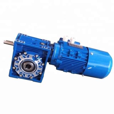 China Aluminum Alloy Worm Gearbox Drive And AC Motor For Industrial Machinery for sale