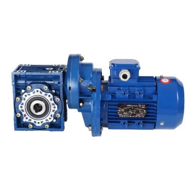 China NMRV050 alloy gear motor PC063 aluminum helical gear unit with mechanical motor transmission for sale