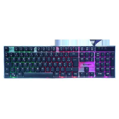 China 2022 Ergonomic Design RGB Backlit Gaming Keyboard New Arrival Multimedia Gaming Keyboard 104 Keys Ergonomic 2022 Gaming Keyboard for sale