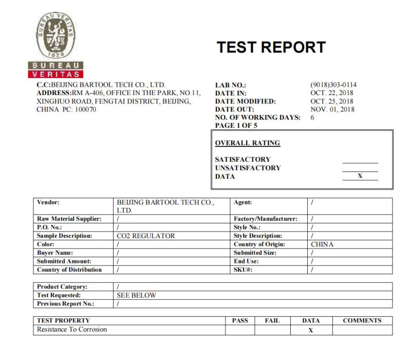 Salt Spray Test-ASTM B117-16 / CPSD-HL-01010-MTHD - Beijing Bartool Tech Co., Ltd.