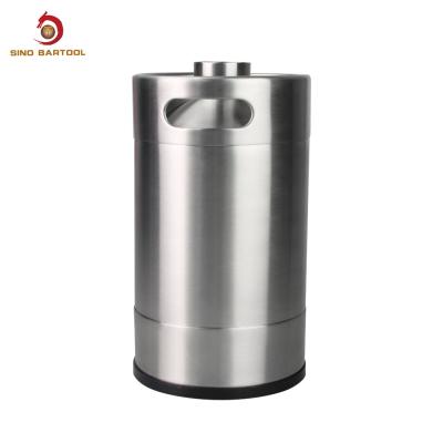 Cina SS304 litro Mini Beer Kegs, 5L acciaio inossidabile Mini Keg del fondo piatto 5 in vendita