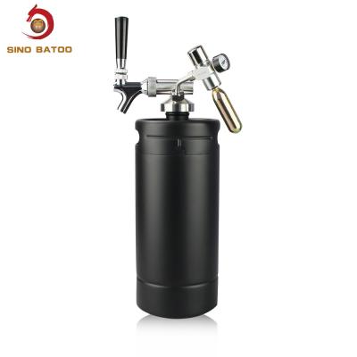 Cina 3.8L Mini Keg pressurizzato SS304, sistema portatile del rubinetto della birra di FDA in vendita