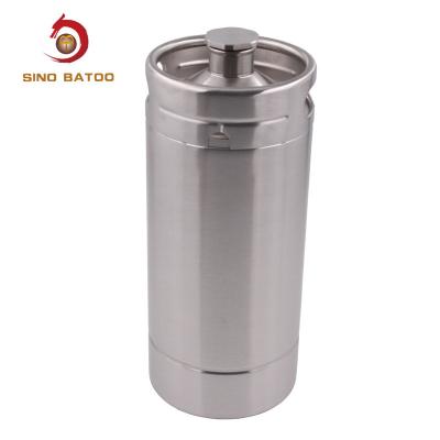 China 4L klein Roestvrij Mini Keg Single Wall Customized-Embleem Te koop