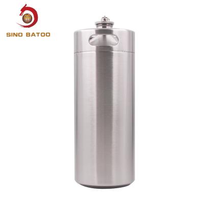 China Enige Muur Roestvrij Mini Keg, Voedselrang 4L 1 Gallon Mini Keg Te koop