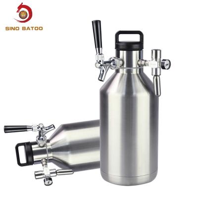 Cina erogatore del rivelatore di cortocircuiti della birra di vuoto 3.8L con il regolatore di CO2 in vendita