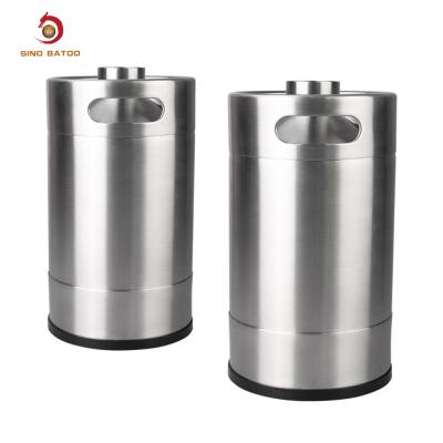 Cina Alto 5 litri riutilizzabile Mini Beer Kegs, SS304 5 litro Mini Keg Home Brew in vendita