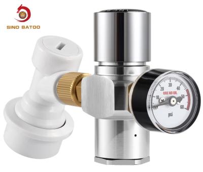 Cina Nessun regolatore colante di CO2 di 0-60 PSI Mini Keg per carbonatazione in vendita