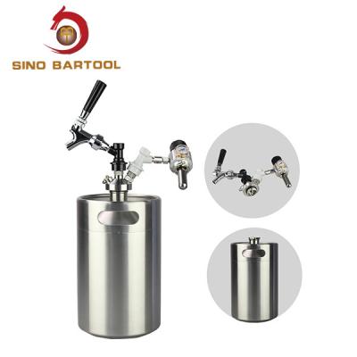 China Fechamento Mini Keg da bola de FDA 2L 4L 5L 10L, barril pequeno de aço inoxidável do fechamento da bola à venda