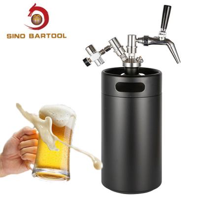 China Fechamento ajustável Mini Keg da bola, distribuidor do barril de cerveja do esboço de 5 litros à venda