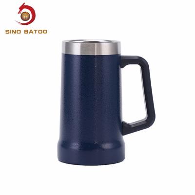 Cina chiavetta With Handle, tazza di acciaio inossidabile 24oz di birra doppia di acciaio inossidabile in vendita