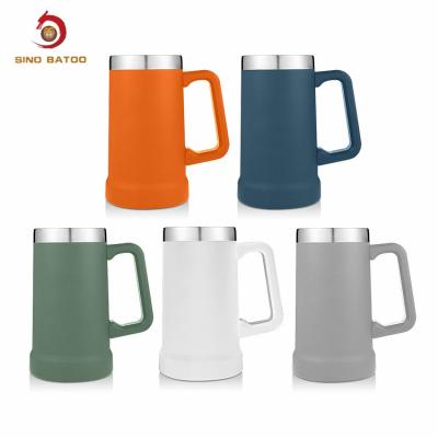 China De Vucuum Geïsoleerde 24oz-Tuimelschakelaar With Handle Pint van het Roestvrij staalbier Te koop