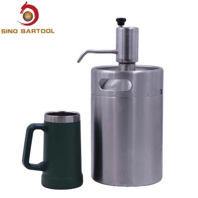 China FDA Mini 130l Home Beer Keg Dispenser , Pressurized Mini Keg for sale