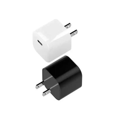 China Speed ​​Factory Wholesale 20w Fast Charging Palladium For iPhone Charger USB C Wall Charger Mini Type C Power Fast Charging Adapter for sale