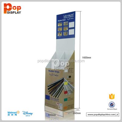 China Retail Paper Display Ideas Custom Cardboard Up Display Stand For Cricket Bat for sale