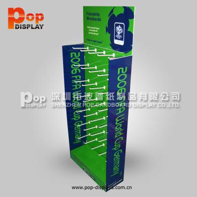 China For promotion cardboard hook display rack holder for mobile phone accessories for sale