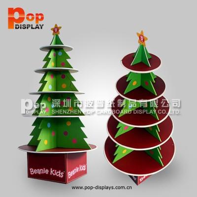 China Waterproof Customed Christmas Tree Cardboard Display for sale