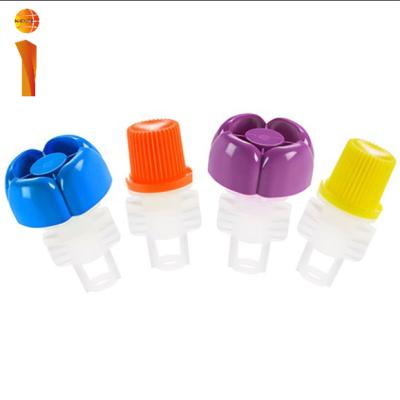 China Non Spill Soft Packaging Colorful Mushroom Shaped Baby Hat Child Safe Lids Plastic Caps From Alibaba YINNUOWEI For Beverage Package for sale