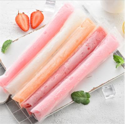 China Disposable Transparent Custom Frozen Ice Cream Popsicle Pack Mold Plastic Bag for sale