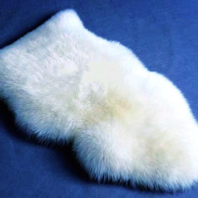 China 12cm Wool Sheepskin Square Chair Pad Sheepskin Bar Stool Cushions for sale