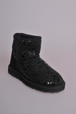 China Winter-Scheerling Schafsleder Schnee-Stiefel mit Spitzen-Offnung zu verkaufen