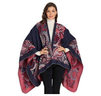 China Keep winter warm scarf wholesale custom color cashmere shawl cape pashmina houndstooth stole luxury shawls for sale