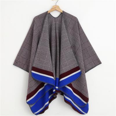 China Soft Thick Feeling China Manufacturer Women Winter Shawl Custom Design Thick Winter Shawl for sale