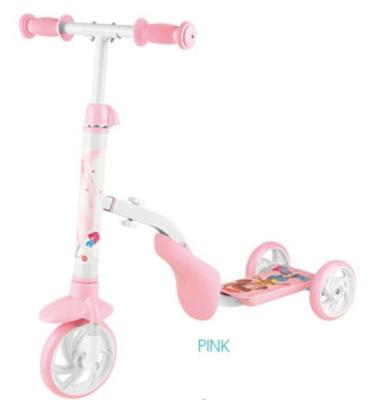 China Child Kids 3 Wheels Scooters Two And One Kids Sports Scooter Collections 3 In 1 Kids Scooter for sale