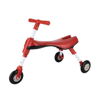 China Lightweight Foldable PVC Children's Mantis Three-wheeled Car Toddler Walker Kids Riding Toy Car for sale