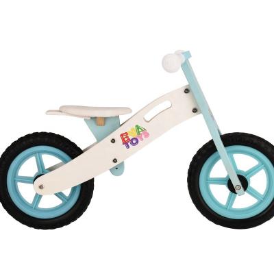 China Wooden Children Bikes Cute Strollers and Lovely Model Balance Car Wooden Two-Wheeled Sports Walker Wooden Balance Bikes for sale