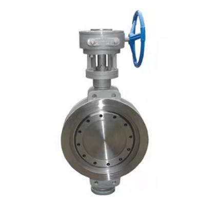 China CF8 CF8M Sanitary Stainless Double Offset Guaranteed Quality Customized Best Price Butterfly Valve for sale