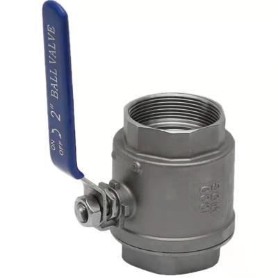 China Attractive Price High Standard High Quality Cf8 2pc 4 Inch Threaded Ball Valve 4inch for sale