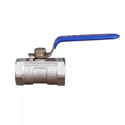 China Best Selling One Piece Threaded 3 Inch 201 Manual China Stainless Ball Valve Ball 3inch for sale