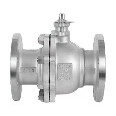 China Sell ​​Well Q41f-25p Safety Lockout Stainless Steel Valve 4 Inch Flanged Ball Valve Dn100 for sale