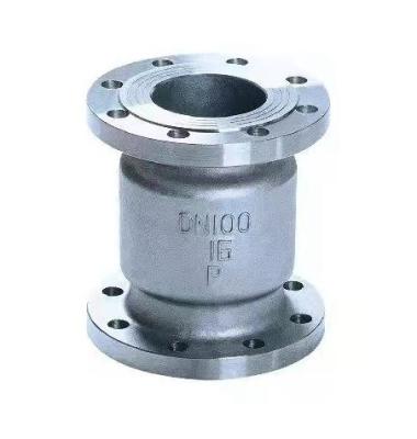 China CF8 Top Quality Stainless Steel High Pressure Vertical Check Valve H42w-16p Dn100 for sale