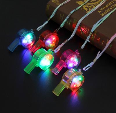 China Modern LED Colorful Whistling Noise Maker Light Glow In The Dark For Gift for sale