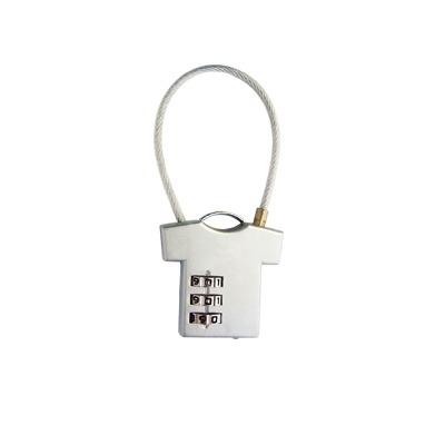 China Beautiful Zinc Combination Padlock Padlocks Silver Colors Combination Locks Suitcase Locks for sale