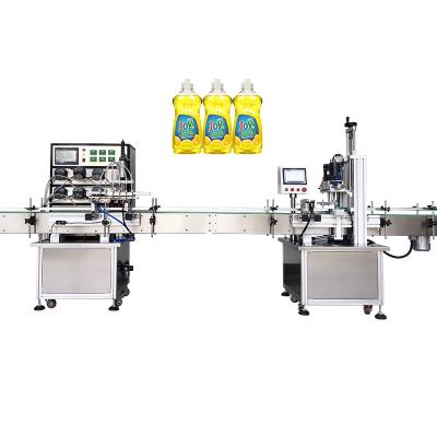 China Products Automatic Hand Sanitizer Alcohol Gel Lotion Bottle Essential Oil Liquid Filling Capping Machine for sale