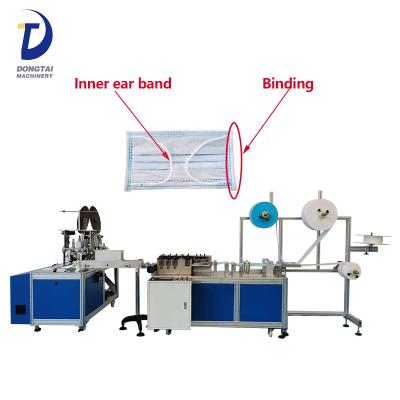 China Medicine Industry Inner Earloop Disposable Face Mask Welding Making Machine Wraps Inner Ear for sale