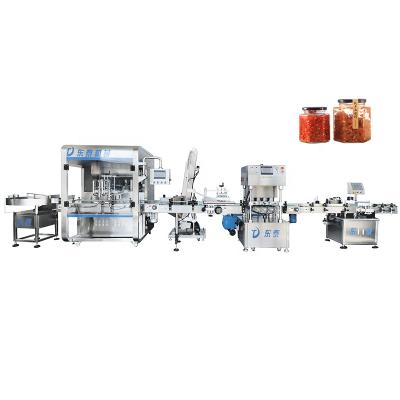 China Automatic Stainless Steel Sauce Tomato Sauce Filling Machine Sauce Filling Line for sale