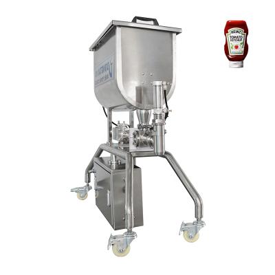 China Food Bottle Tomato Sauce Liquid Filling Machine Single Head Paste Filling Machine for sale