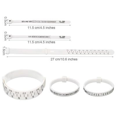 China Eco-Friendly Ring Bracelet Sizer Inch Wrist Size Measuring Tool Bracelet Measuring Tool Jewelry for sale