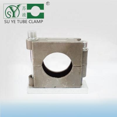 China Square Tube Flange Pipe Clamp Aluminum Hydraulic Bar Clamp for sale