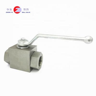 China NPT threaded Mini Natural Gas Ball Valve shut off valve bkh SAE hydraulic ball valve oil valve for sale