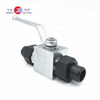 China NPT Threaded Mini Natural Gas Ball Valve 500 Bar High Pressure Water Ball Valve Ball Valve High Pressure Valley For Gasoline for sale