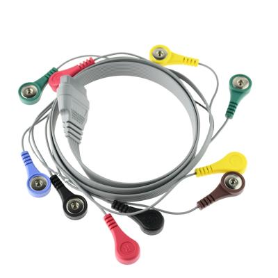 China Top Quality TPU Fast Delivery Compatible Edan Micro USB ECG Snap Hotler Cable for sale