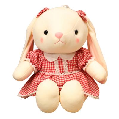 China Cute Toy 2022 Best Plush Toy Stuffed Plush Toy Bunny Baby Wedding Birthday Vehicle Decoration Long Ear Bunny Animal Vehicle Decoration for sale