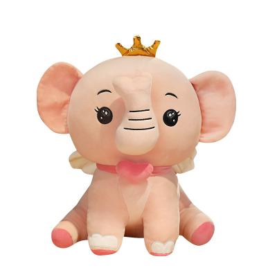 China Custom Plush Toy Elephant Girls Gift Long Nose Elephant Baby Soft Toy Stuffed Animal Toy Elephant for sale