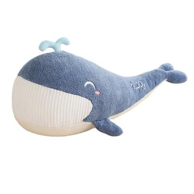 China High Quality Marine Animal Lovely Blue Dolphin Stuffed Plush Doll Shark Plush Pillow Stuffed Whale Plush Toy For Kids To Hugge for sale