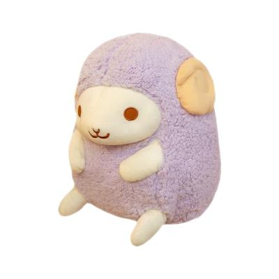 China Wholesale Plush Sheep Soft Plush Toys Rest Colorful Goat Stuffed Plush Pillow Stuffed Animal Gift for Kids Girls for sale